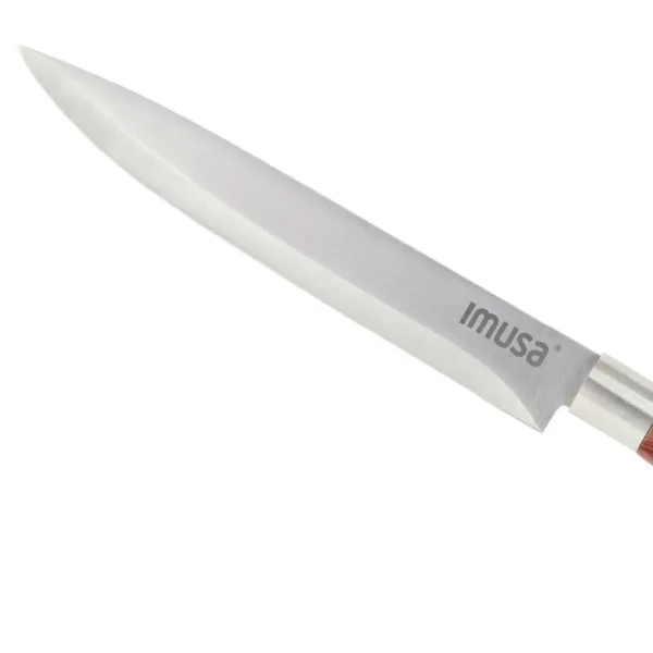 Cuchillo en acero con mango tipo madera de 19.6 cm Imusa - Imagen 4