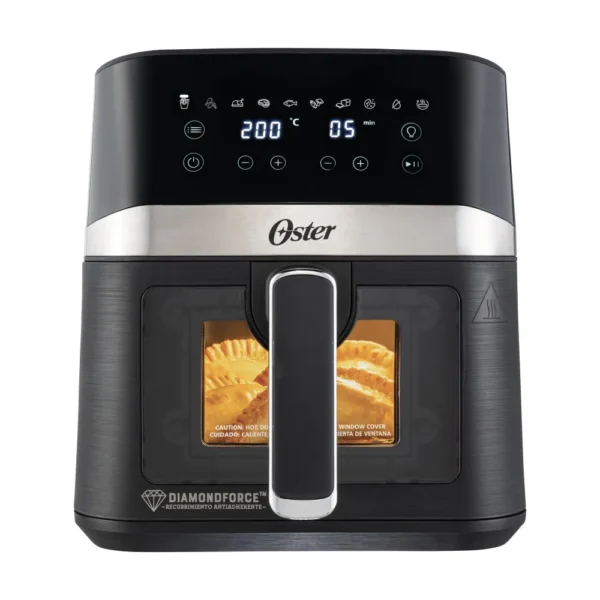 Oster® Freidora de Aire Digital, 4L de Capacidad, con Recubrimiento DiamondForce, Ventana y Luz Interna, con 10 Programas Automáticos - Imagen 2