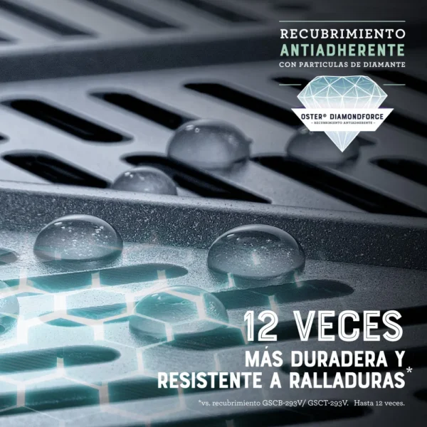 Oster® Freidora de Aire Digital, 4L de Capacidad, con Recubrimiento DiamondForce, Ventana y Luz Interna, con 10 Programas Automáticos - Imagen 9
