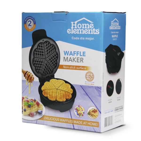 Wafflera Eléctrica – Negra Home Elements - Imagen 3