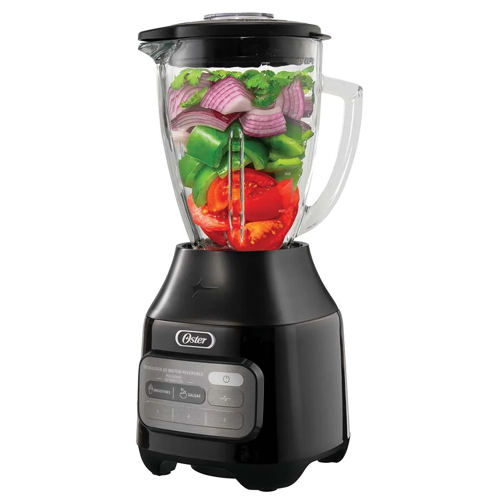 Oster® Licuadora con Tecnología Reversible, Vaso de Vidrio, Negro, BLSTPEGBRT - Imagen 10