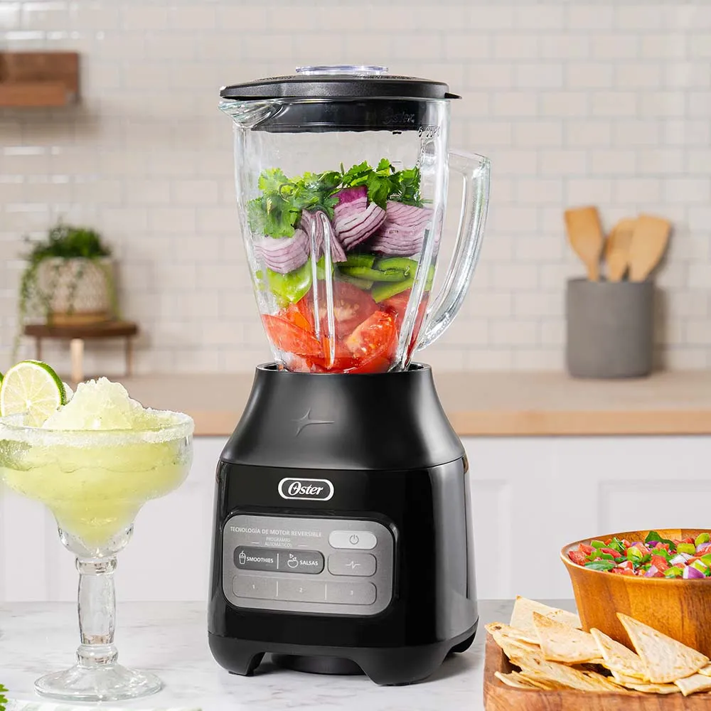 Oster® Licuadora con Tecnología Reversible, Vaso de Vidrio, Negro, BLSTPEGBRT - Imagen 3