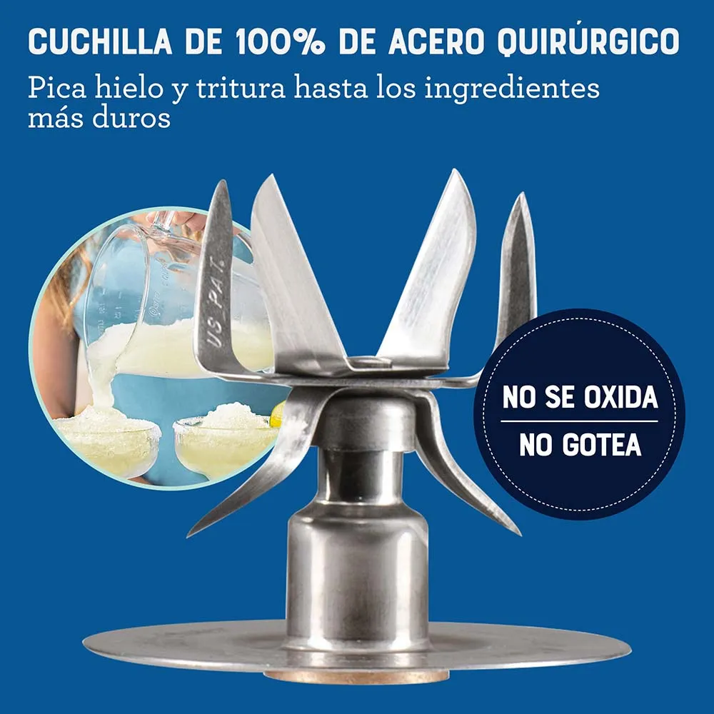 Oster® Licuadora con Tecnología Reversible, Vaso de Vidrio, Negro, BLSTPEGBRT - Imagen 6