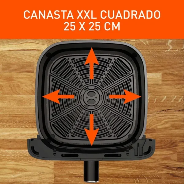 Freidora de aire IMUSA Mega Mecánica 7.5L Negra - Imagen 7