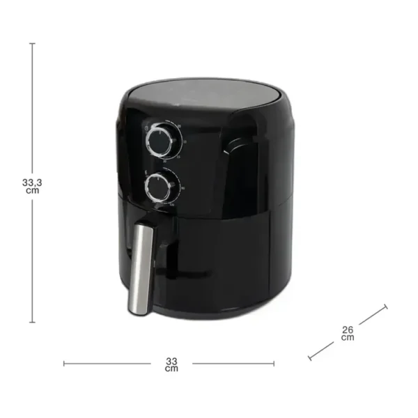 Freidora de Aire KALLEY 4.5 Litros K-MAF45 Negro - Imagen 4
